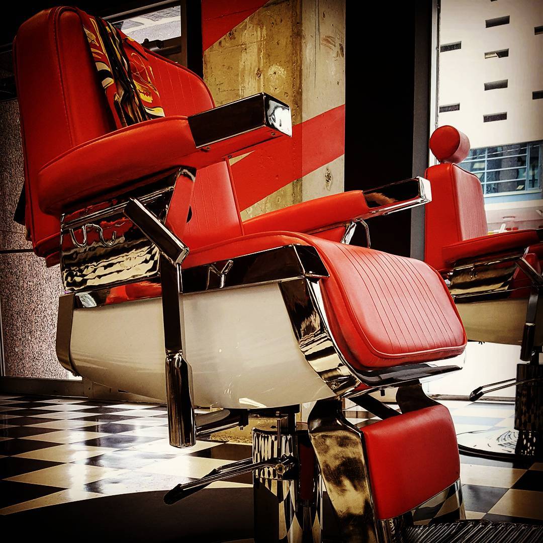 We're open! Come in and sit on this bad boy! #haircut #toronto #yongestreet #barbernation #barber #5carlton