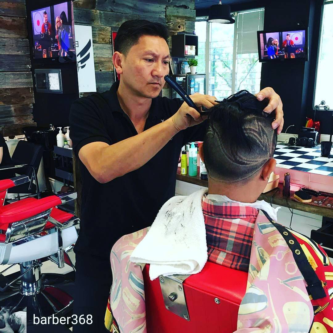 No pressure.  It's just for his wedding! #headdesign #haircut #5carlton #shave #collegettc #toronto #yongestreet #barbernation #barbershop