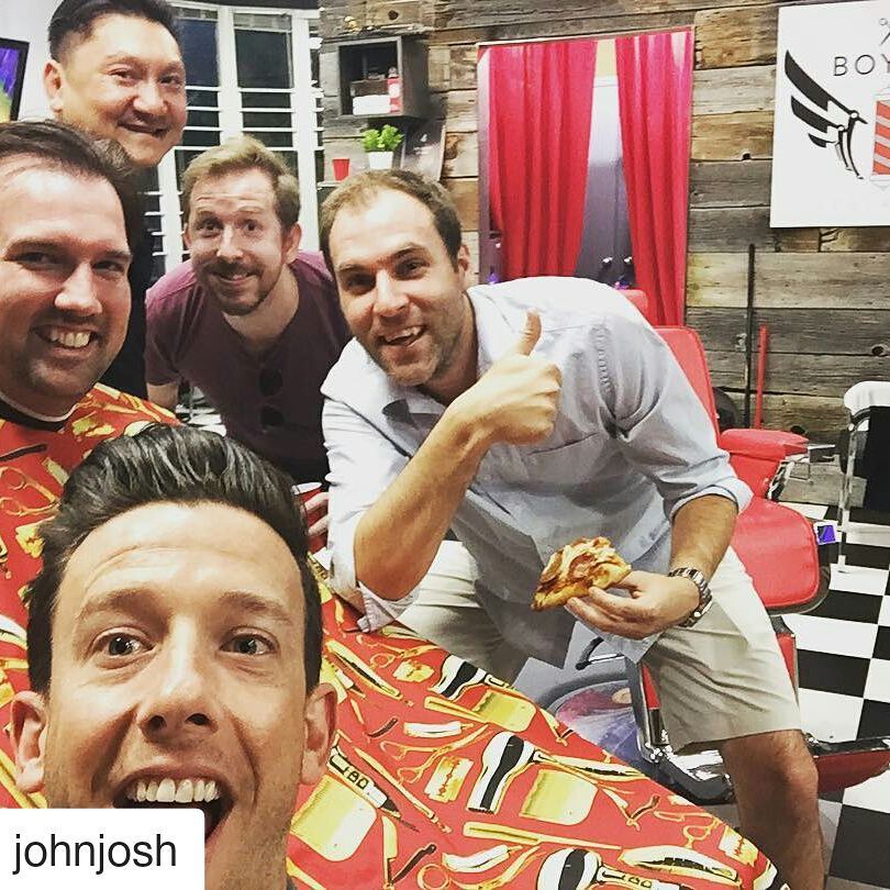 You too can have your #wedding/#bachelorparty at Boyd's.  Get your boys a #shave and a #haircut before the big day! #barbernation #barber #5carlton #collegettc #toronto #yongestreet @johnjosh